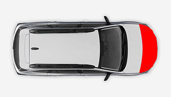 PPF fólie na kapotu Outback