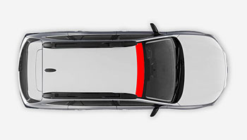 PPF fólie na střechu Outback