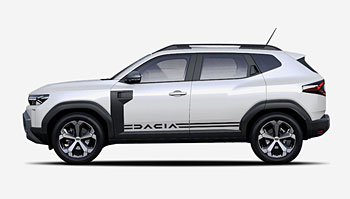 Pruh na bok s nápisem Dacia