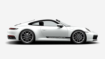 Boční pruhy na Porsche